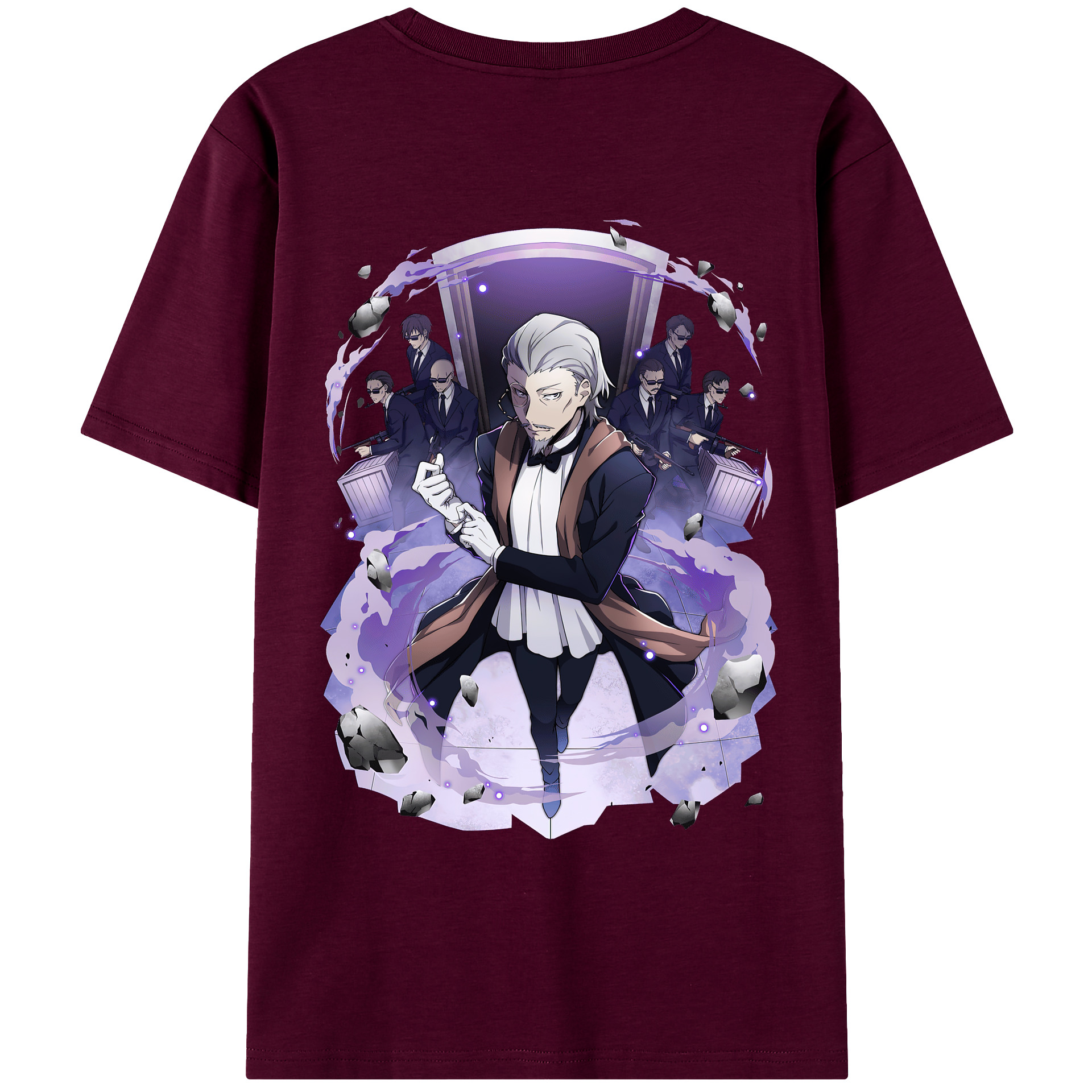 （画像用） 文豪ストレイドッグス Bungo Stray Dogs レディース半袖Tシャツ(バックプリント)